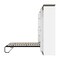 Bestar Orion Full Murphy Bed with Narrow Shelving Unit (79W), White & Walnut Grey 116890-000017 - alternate 7